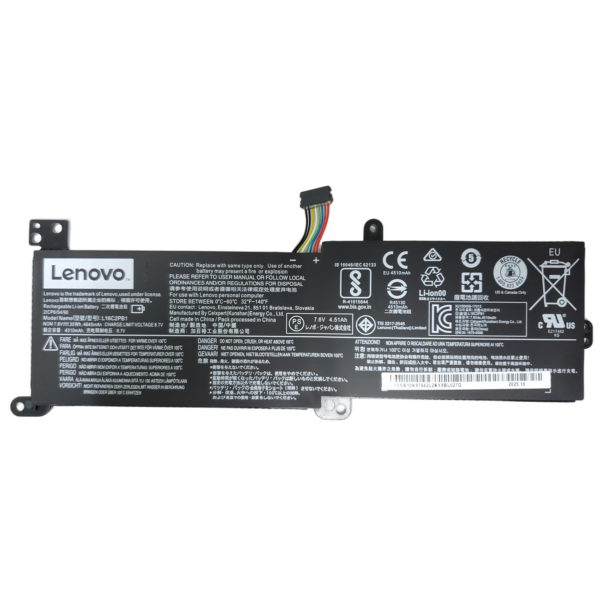 Bateria Lenovo Ideapad 330 V320 5000-15 35Wh 7.5V L16C2Pb1 1