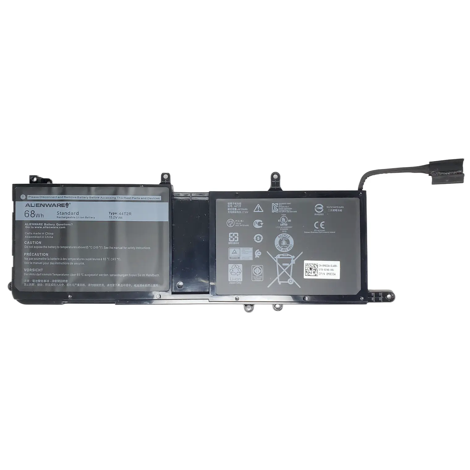 Batería para Dell Alienware 15 17 R3 R4 44t2r 68wh 9NJM1 1