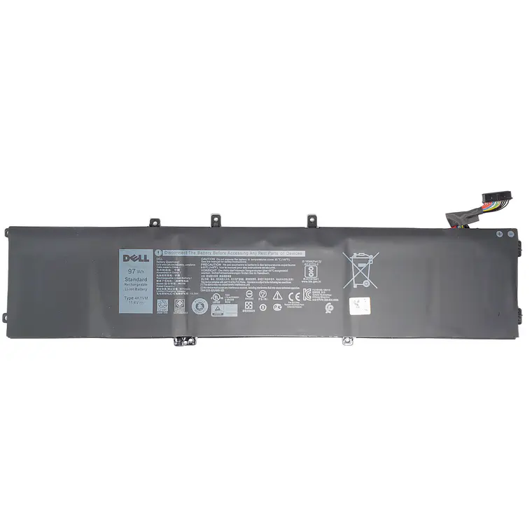 Bateria Dell 4K1Vm Black 8070Mah 97Wh 11.4V 6 Celdas 0W62W6 1
