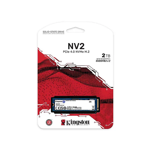 Unidad SSD Kingston 2TB NV3 PCI-e 4.0 NVMe M.2 SNV3S/2000G