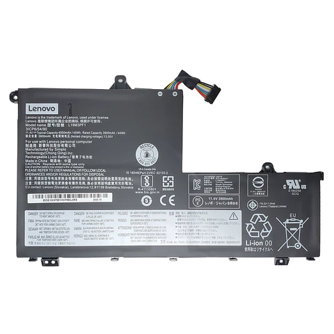 Bateria Lenovo Thinkbook 14-IML 20RV Series 11.55V 55WH 3 Celdas L19D3PF2 L19M3PF2 5B10W67394