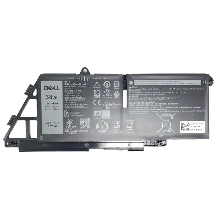 Bateria Dell Latitude 7340 7440 7640 7.6V 38WH 2ICP6/65/78 2CEL 76KVG 599M7 FH97R 1