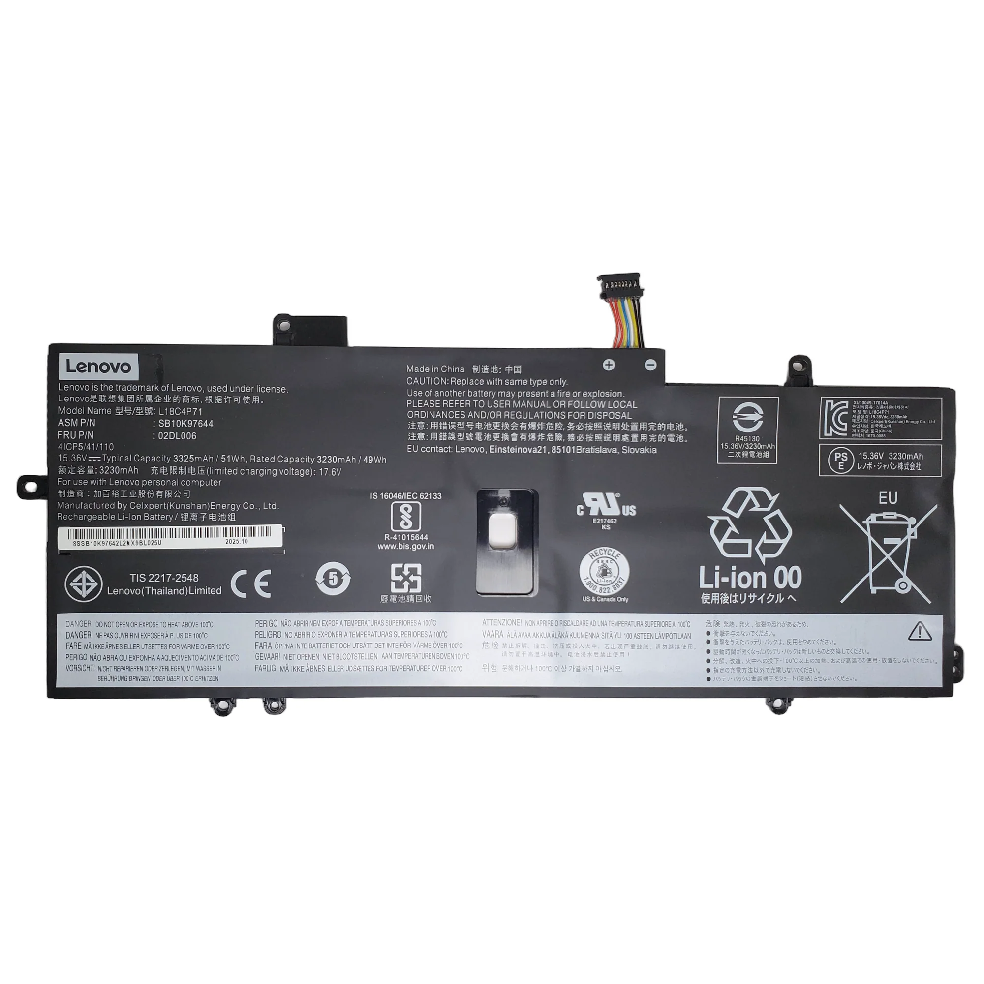 Bateria Lenovo Thinkpad  5B10W13930 1