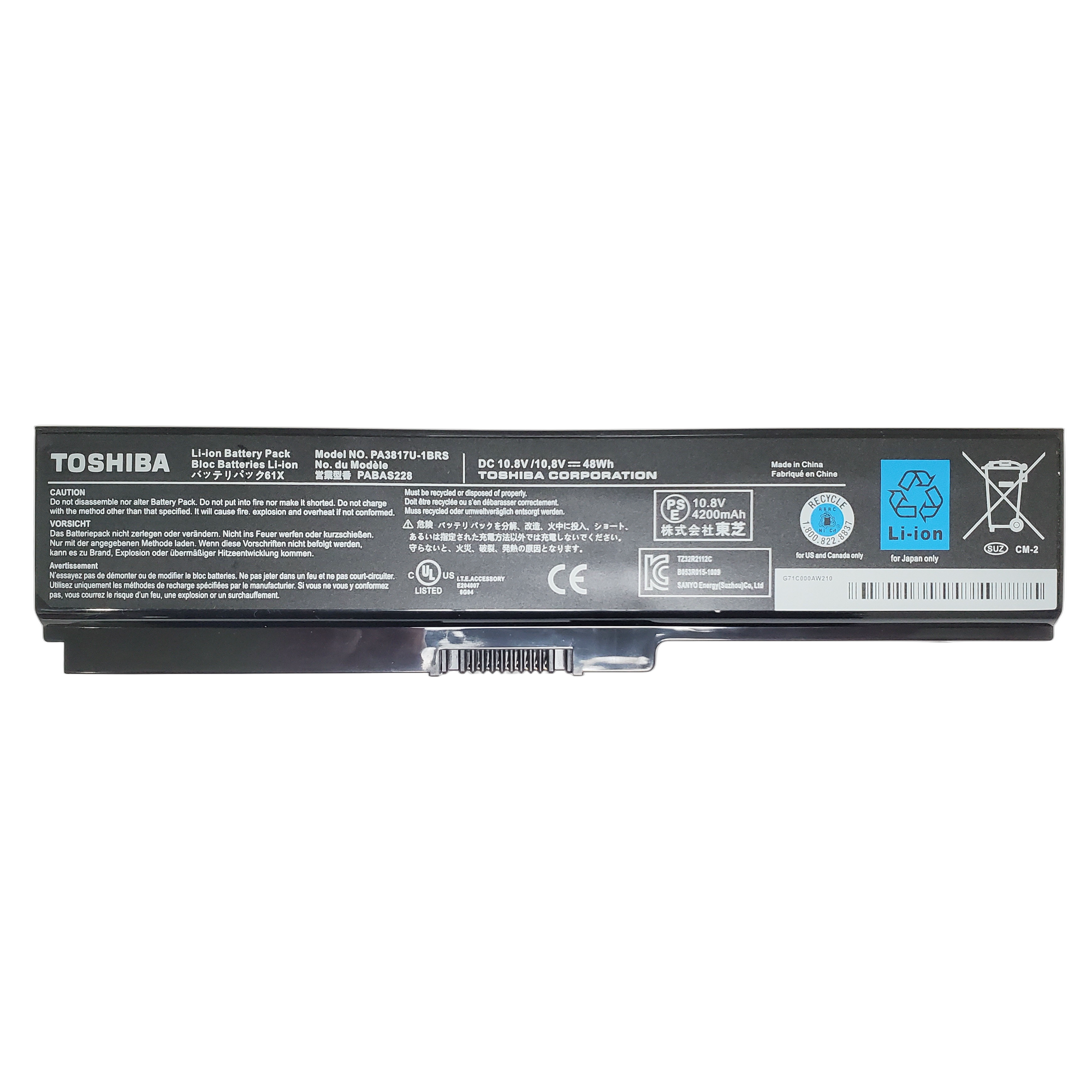 Bateria Toshiba C605 C64 PA3817U-1BRS 1