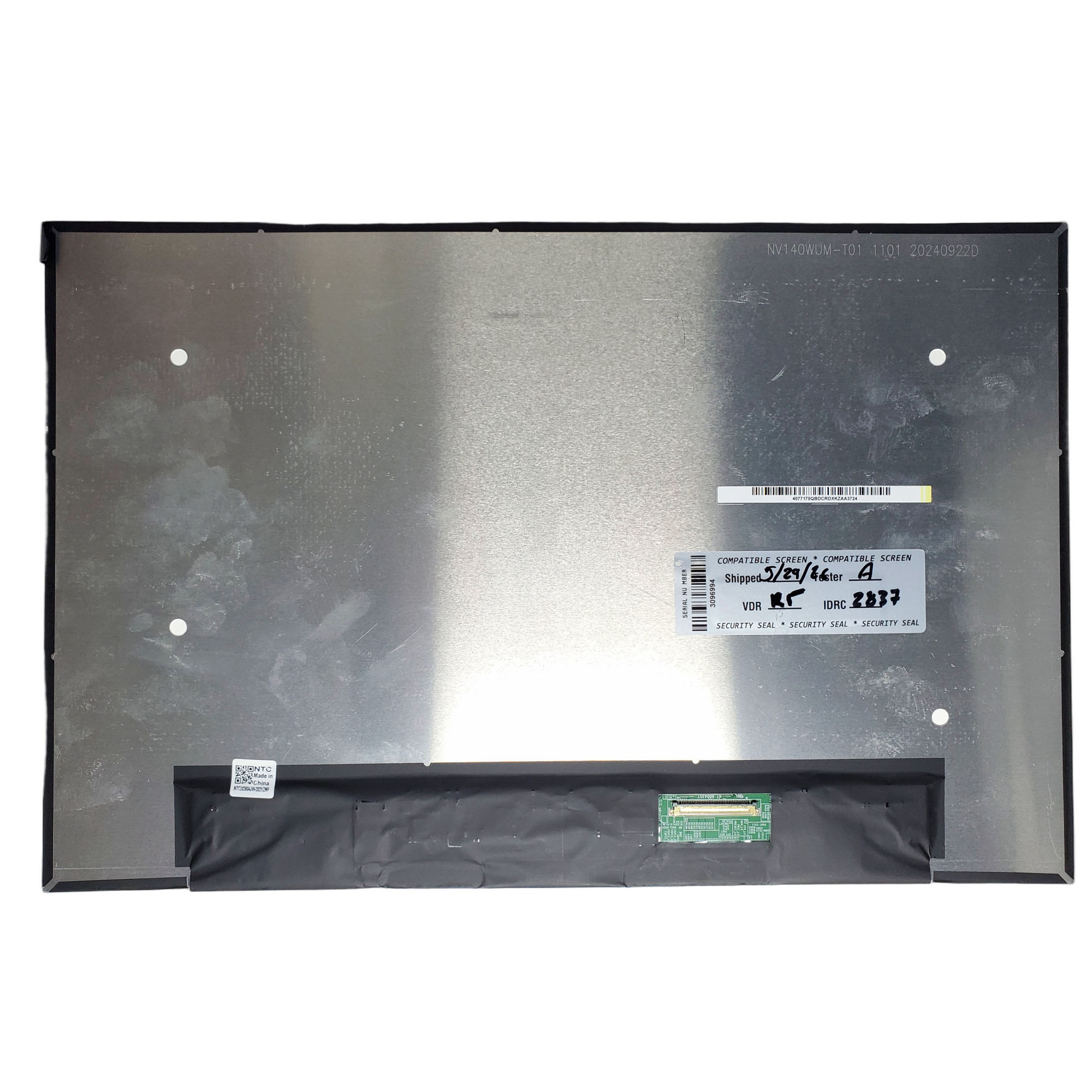 Pantalla LCD Lenovo FHD 14” (1920X1200) 40 Pines 5D10V82375 1