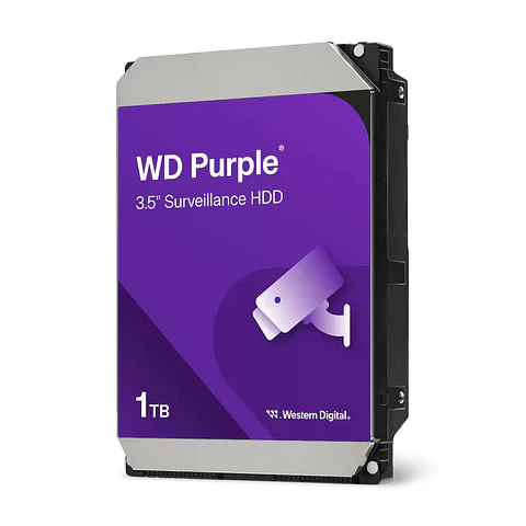 Disco Duro WD Purple 1TB 3.5” SATA 6Gb/S 5400RPM WD11PURZ