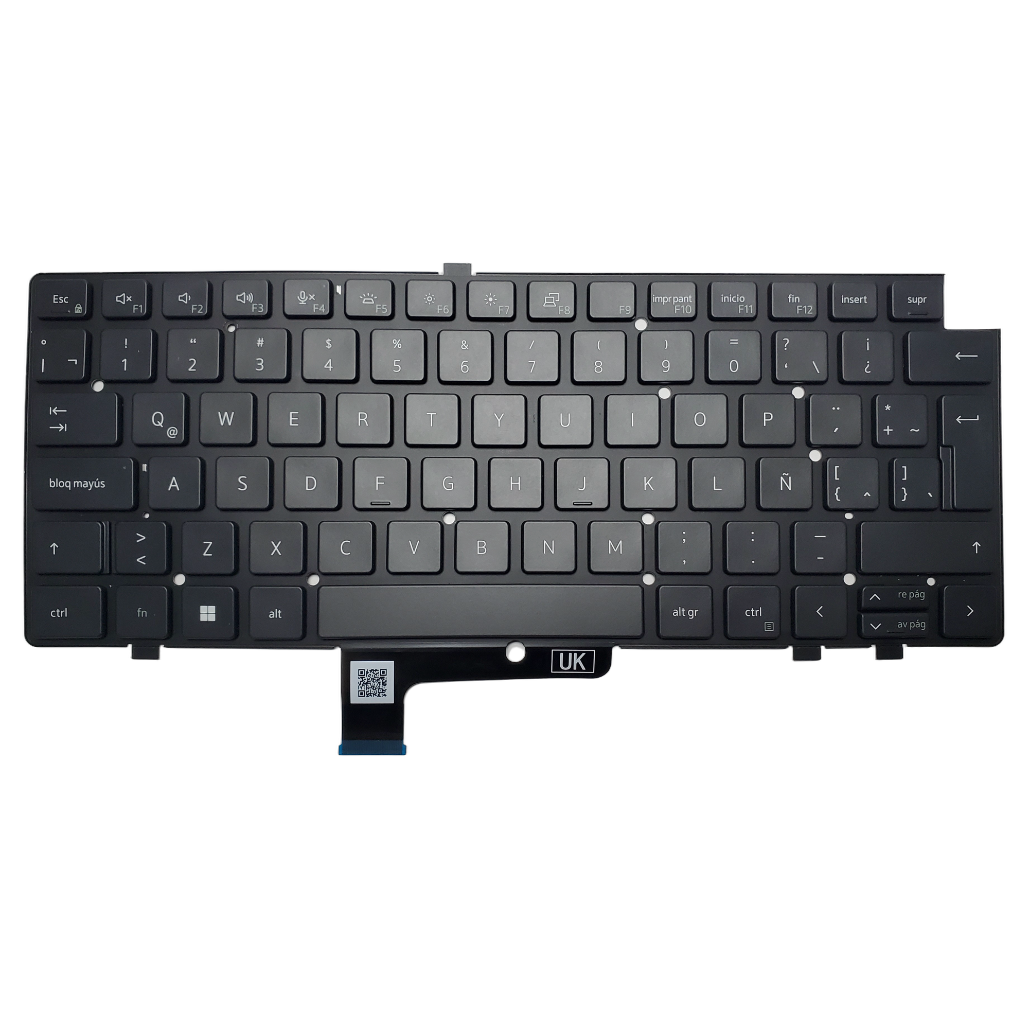 Teclado Dell Latitude 7440 7640 Retroiluminado Latino P94FN 1