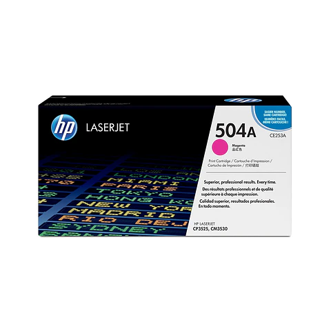 HP 504A Magenta Laserjet Toner CE253A