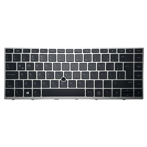 Teclado HP Probook 640 G4 G5 645 G4 G5 Retroiluminado Español Latino Plateado L00737-161