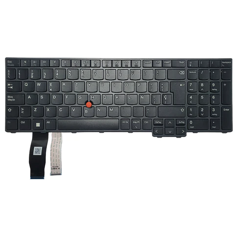 Teclado Lenovo Thinkpad T16 Gen 1 Gen 2 Español Castellano con Track Point No Retroiluminado 5N21K05007