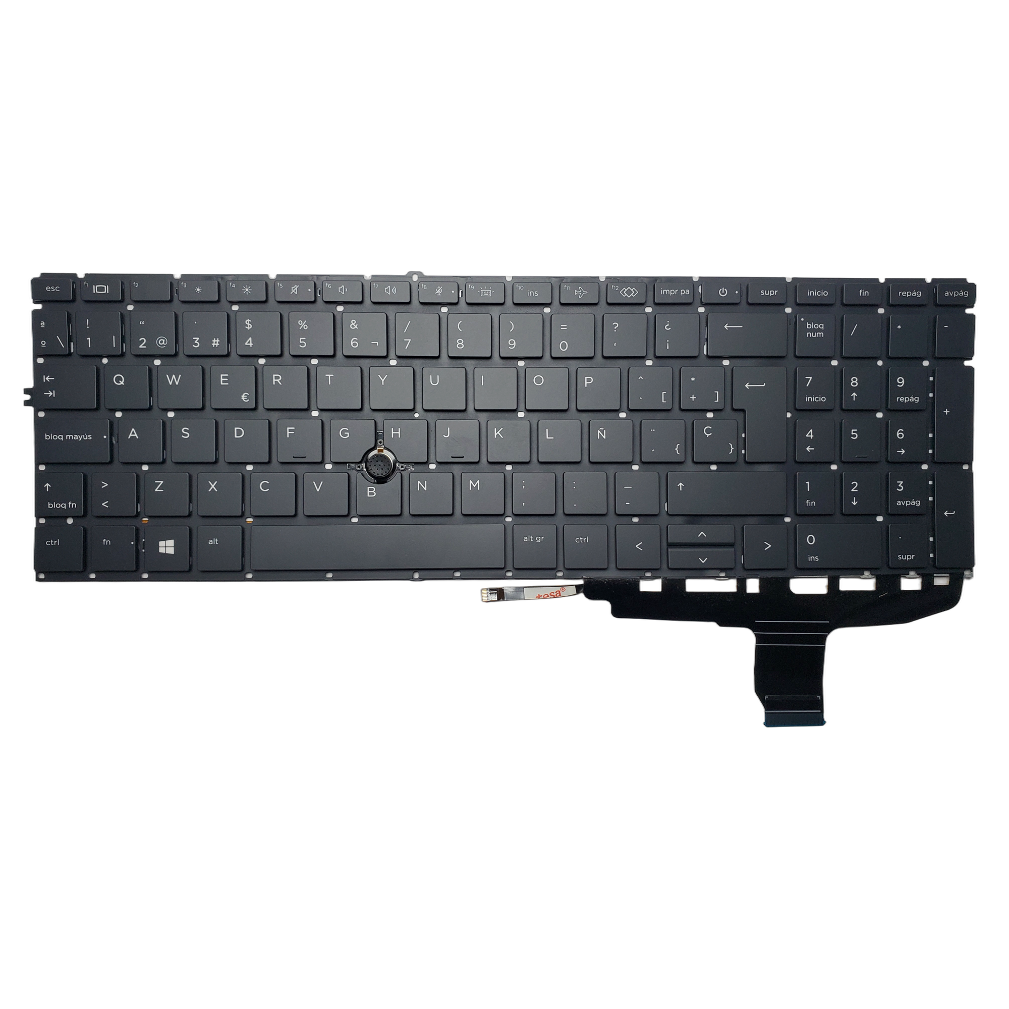 Teclado HP Elitebook 850 G7 855 G7 850 G8 855 G8 Español Castellano Retoiluminado L89916-161 1