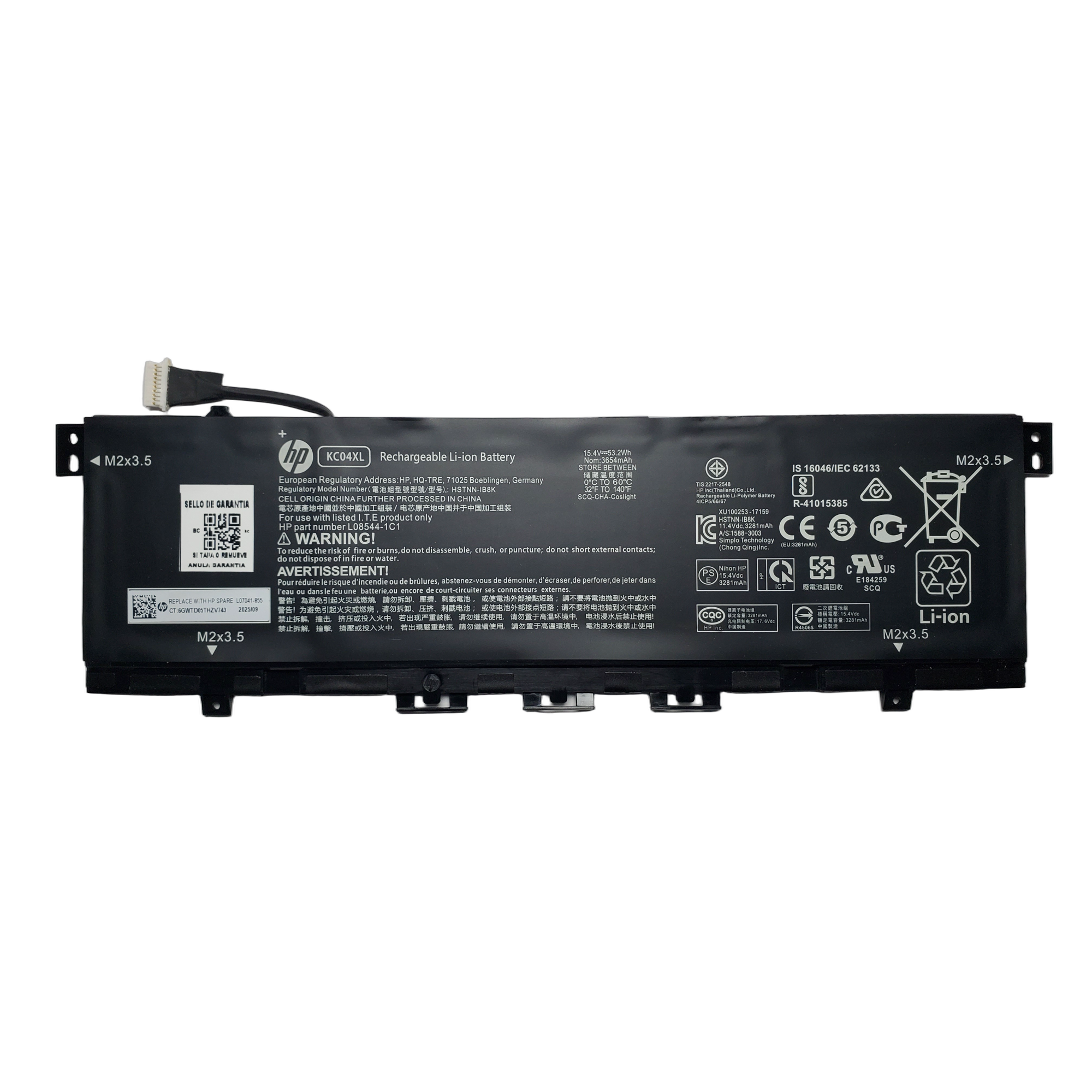 Bateria HP KC04XL HP Envy x360 L08496-855 1