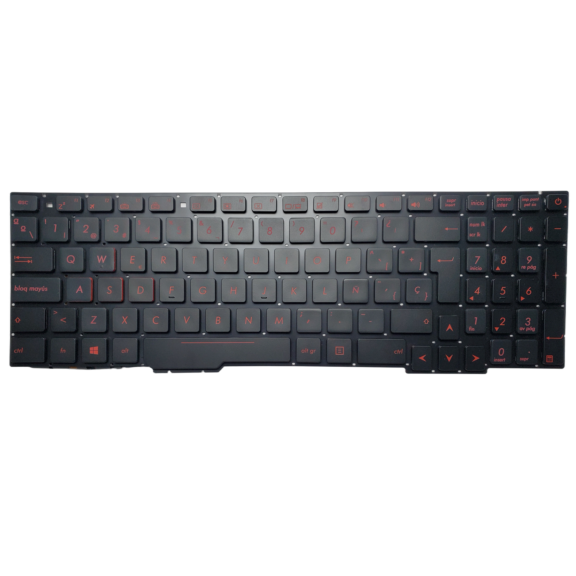 Teclado Asus Gl553 Español Castellano Negro  V156362EK1 1