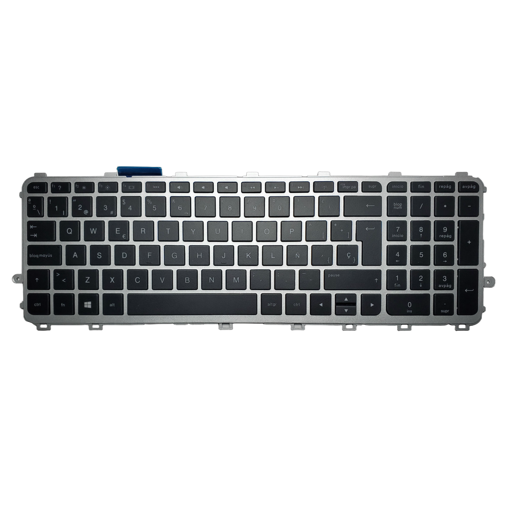 Teclado HP Envy 15-J000 Español Castellano Plateado 760743-161 1