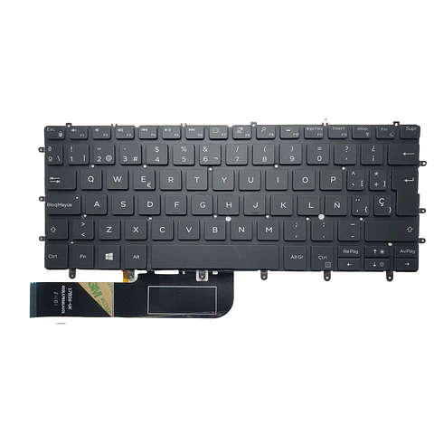 Teclado Español Castellano Dell XPS 9370 9380 7390 Negro Retroiluminado 3Pmxp