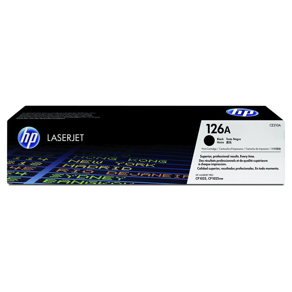 Toner HP CLJ CP1025 Black Print - CE310A 1