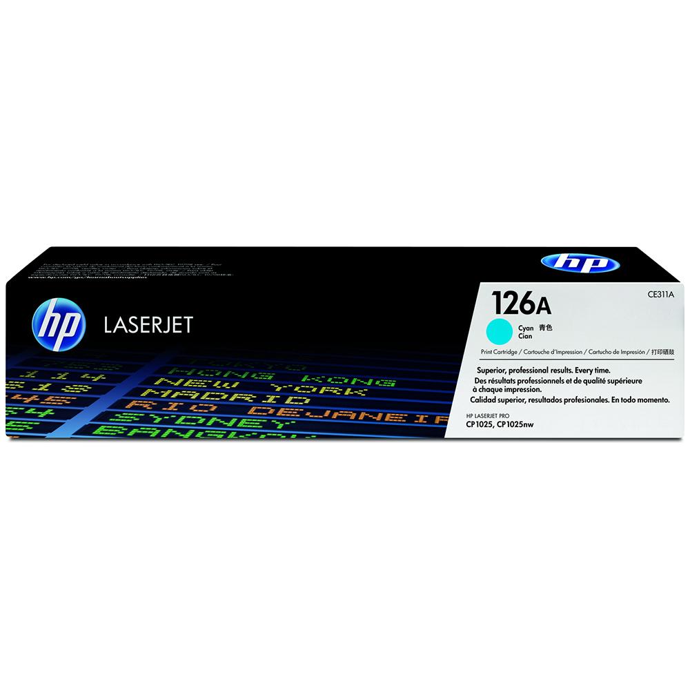 Toner HP CLJ CP1025 Cyan Print - CE311A 1