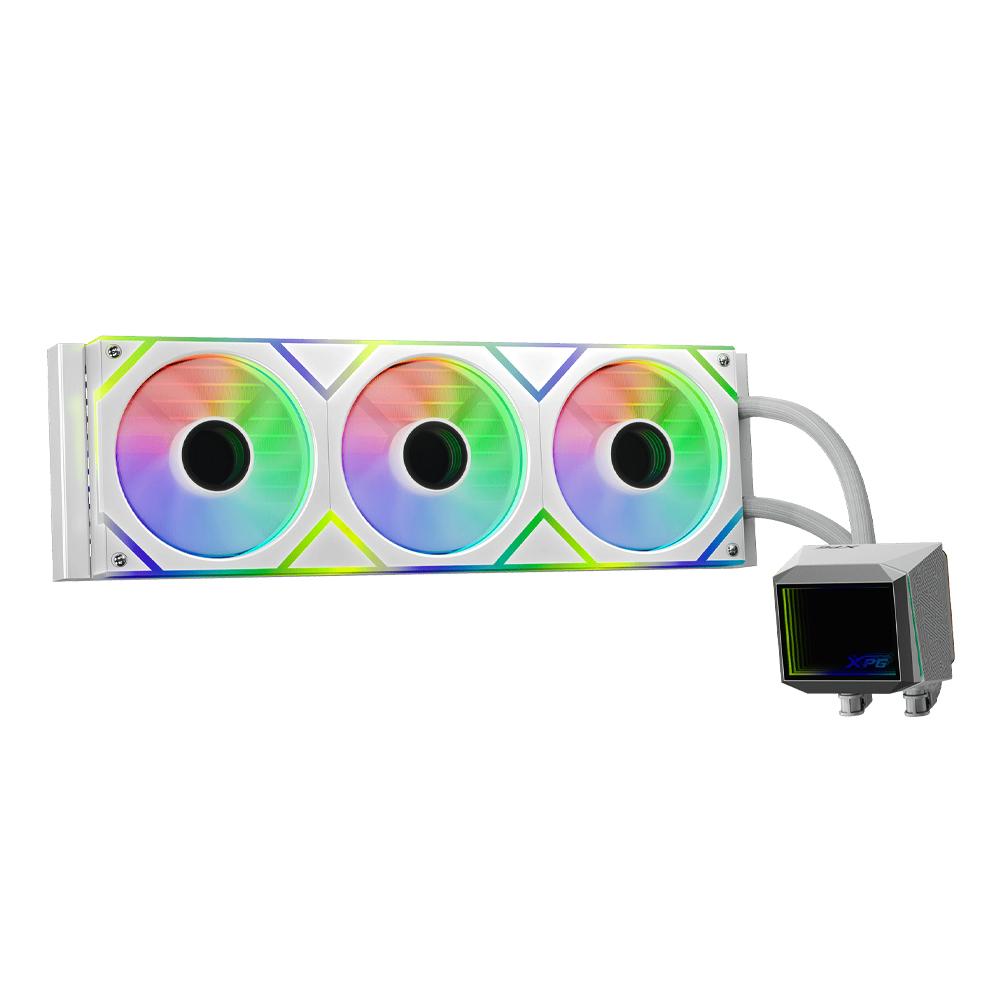 Enfriador liquido XPG Levante II 360 ARGB 360mm Wh - LEVANTEII360-WHCWW 1