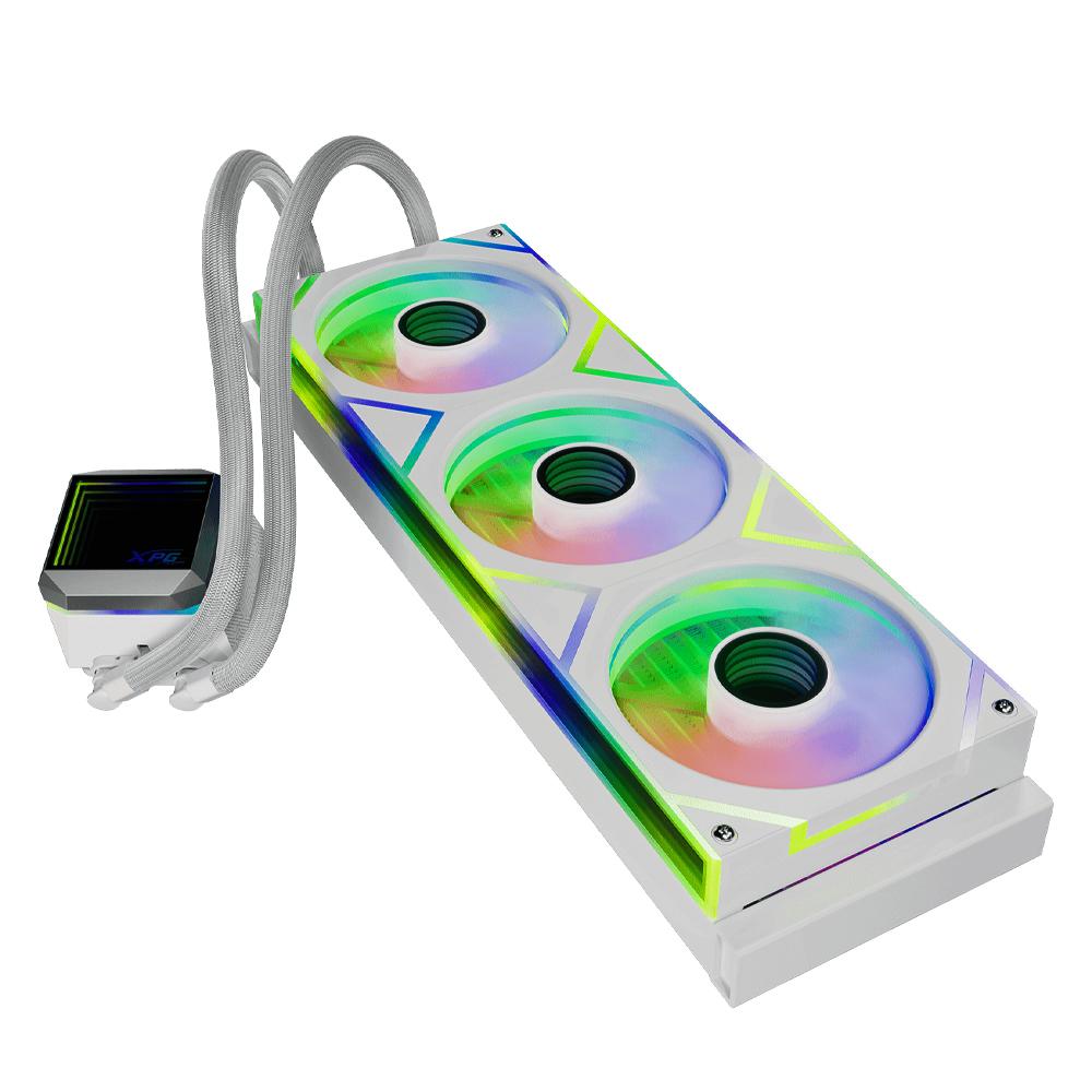 Enfriador liquido XPG Levante II 360 ARGB 360mm Wh - LEVANTEII360-WHCWW 2