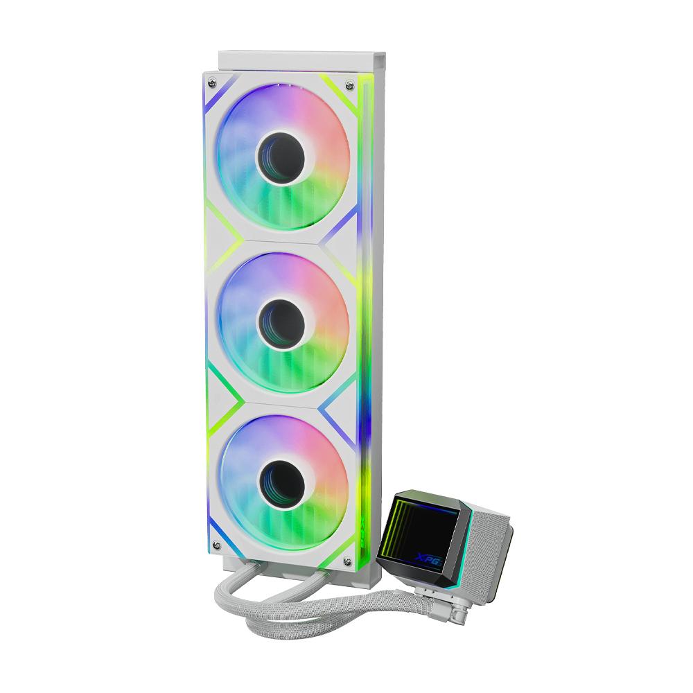 Enfriador liquido XPG Levante II 360 ARGB 360mm Wh - LEVANTEII360-WHCWW 3