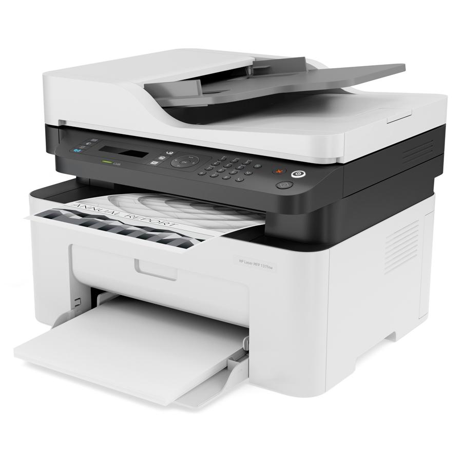 Multifuncional Laser HP Laser MFP 137fnw Mono - 4ZB84A#AKV 3