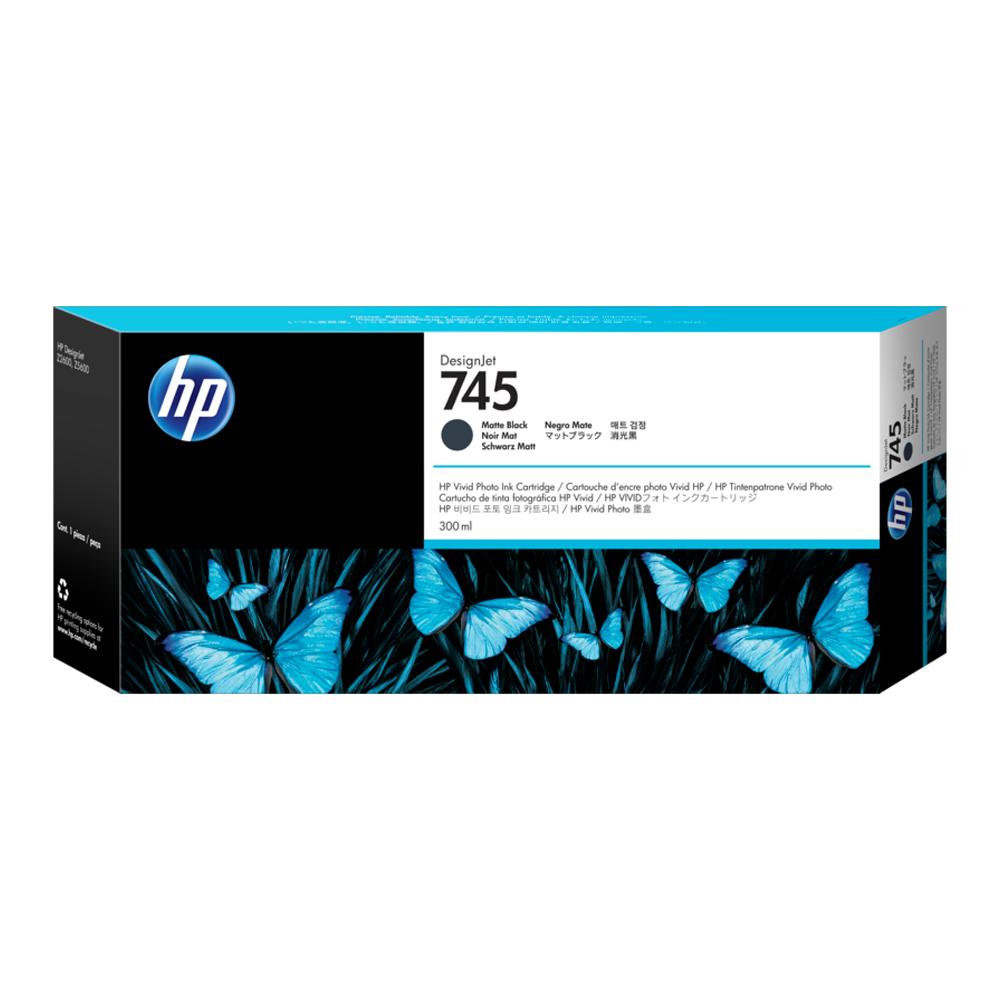 Tinta HP 300ml Matte Black DesignJet Ink Cartridge - F9K05A 1