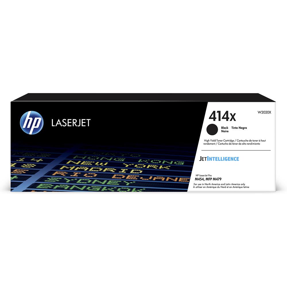 Toner HP 414X Black LaserJet Cartridge - W2020X 1