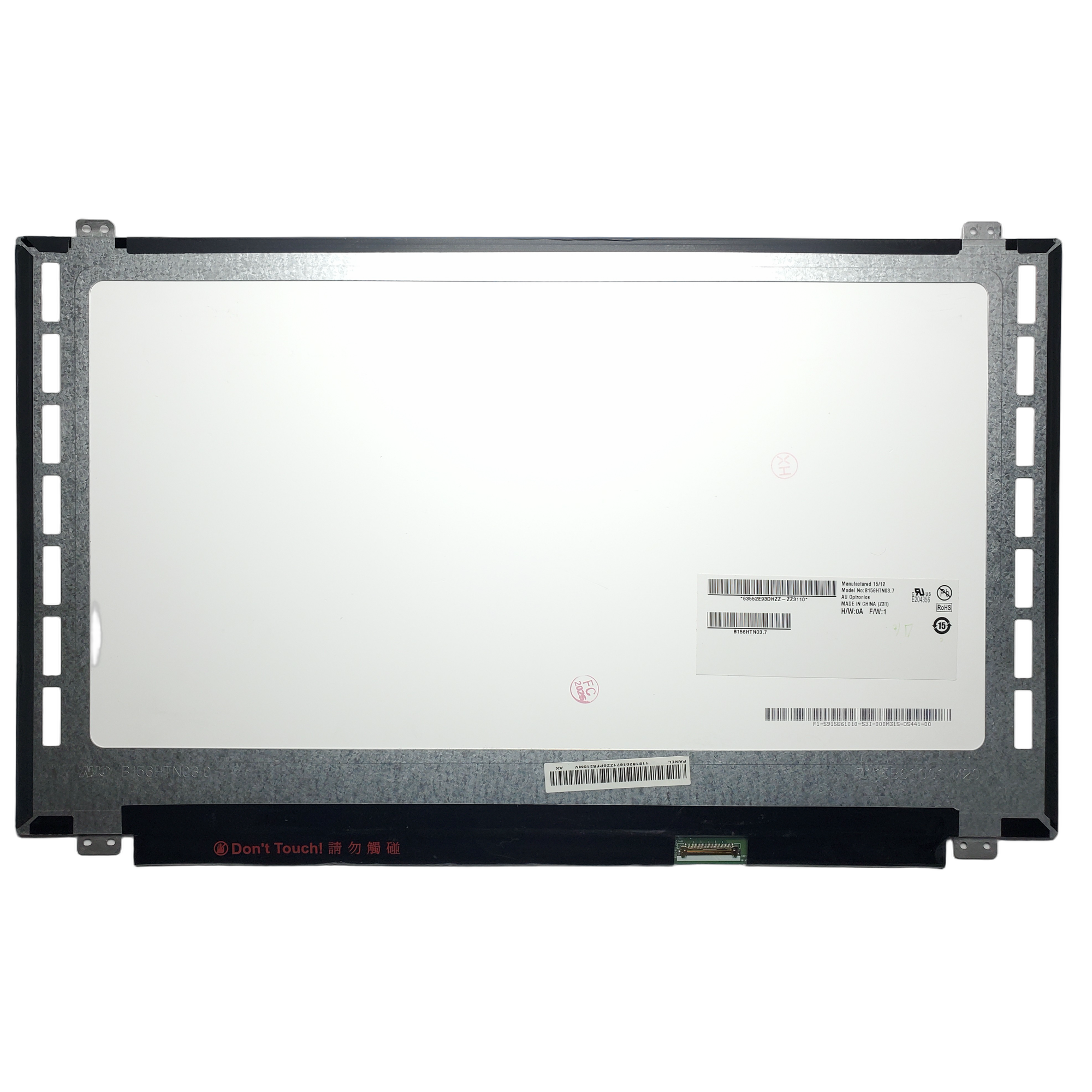 Pantalla Dell Full HD 1920x1080 30 Pines con Brackets Arriba y Abajo B156HTN03.8 1
