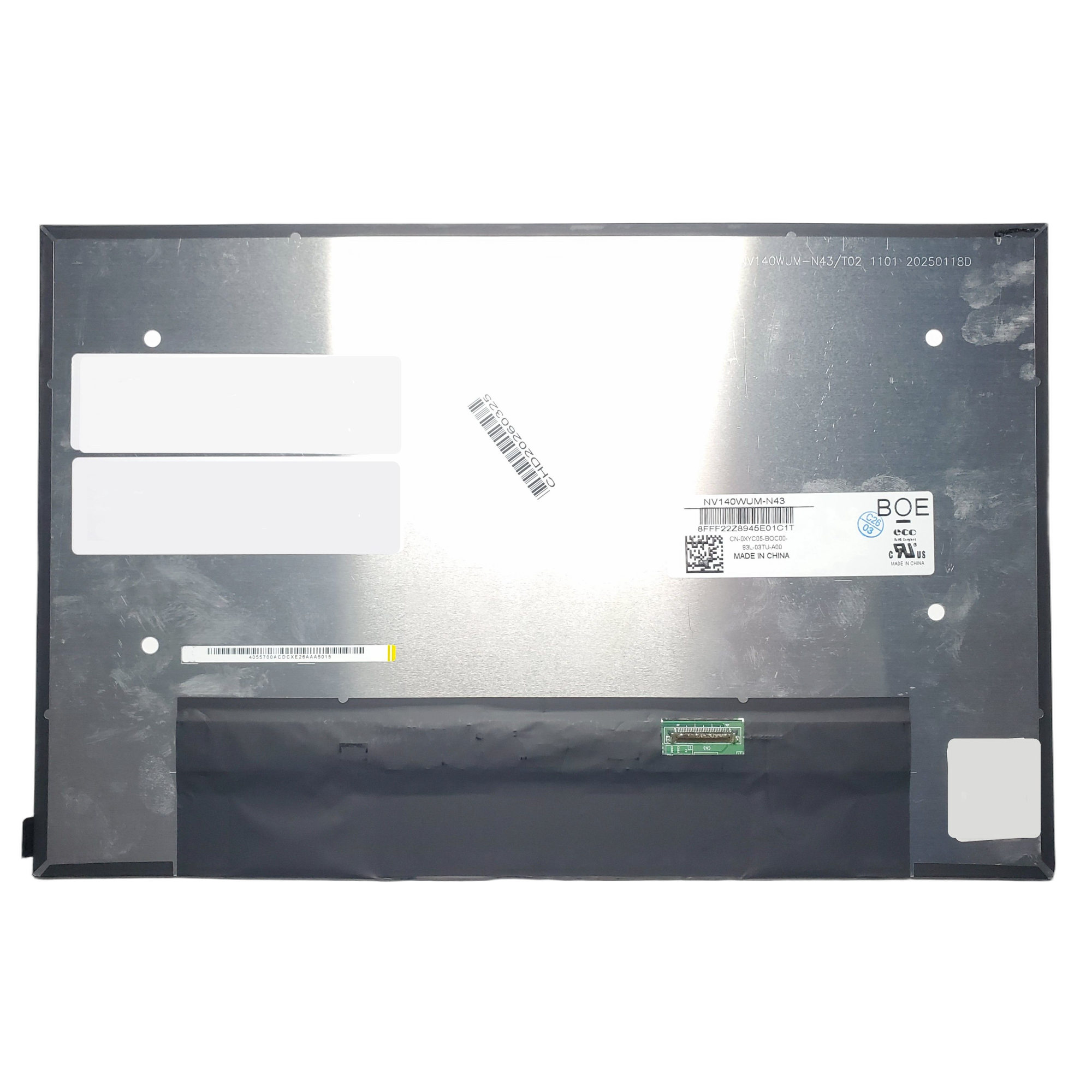 Pantalla LED 14.0” FHD 1920x1200 Mate 30 Pines N140JLR-GT1 1