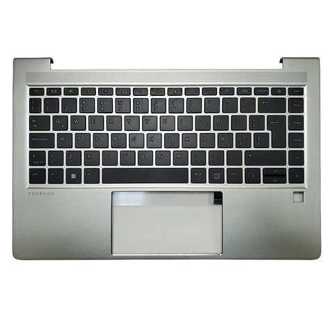 Top Cover con Teclado HP Elitebook 845 G8 Retroiluminado Español Latino Versión con Huella Digital M52492-161