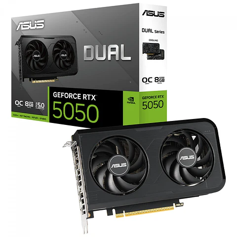 Tarjeta de Video Asus Dual GeForce RTX5050 8GB OC - DUAL-RTX5050-O8G