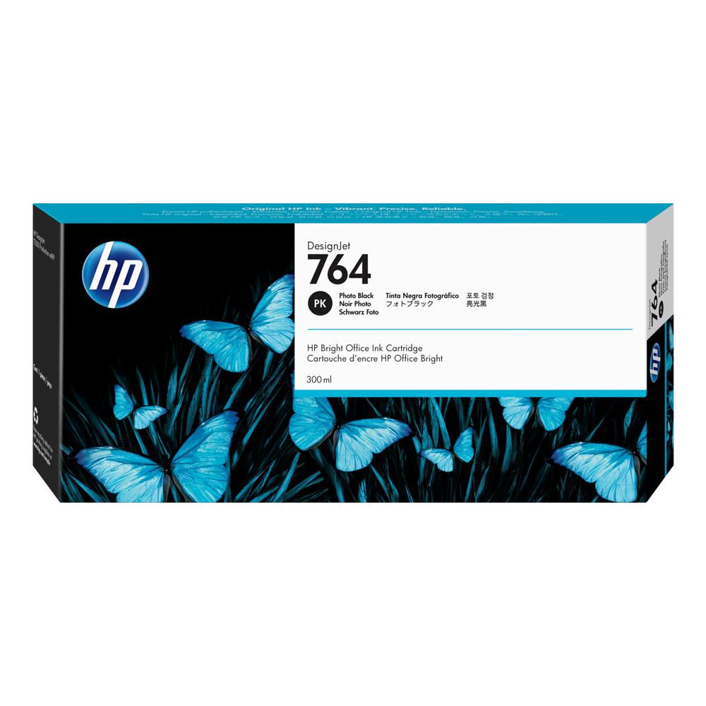 Tinta HP 764 300-ml Photo Black Designjet - C1Q17A 1