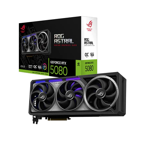 Tarjeta de Video Asus ROG Astral RTX5080 16GB OC - 90YV0LV0-M0AA00