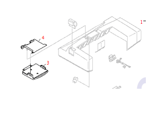 Envelope Feeder Input Tray R RB1-9088 1