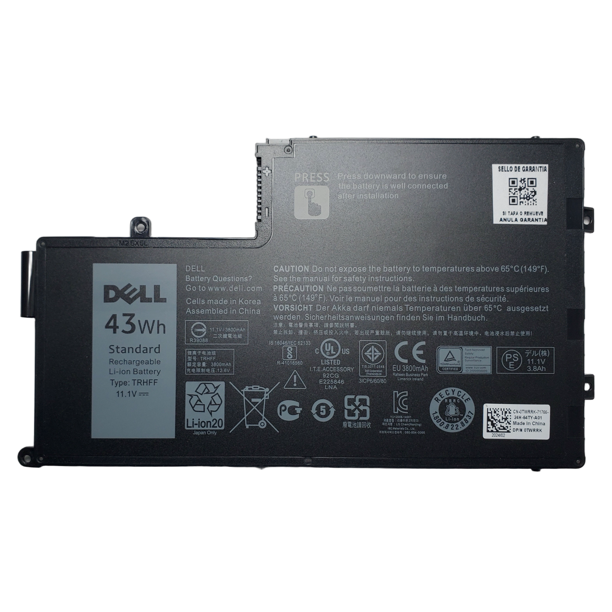 Bateria Dell Inspiron 14-5447 15-5547 43WH TRHFF 1