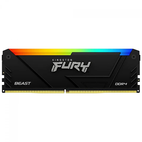 Memoria Kingston Fury Beast DDR4 UDIMM 8GB 3200MT/s RGB KF432C16BB2A/8
