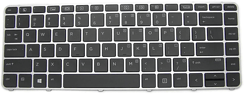 HP Teclado 1040 G3 Us Plateado 8 844423-001