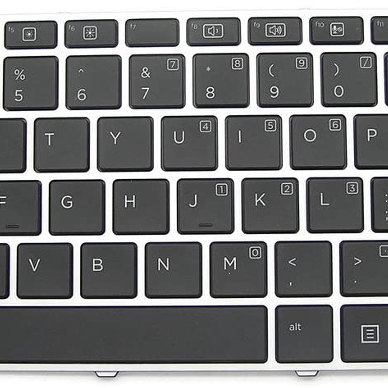 HP Teclado 1040 G3 Us Plateado 8 844423-001 1