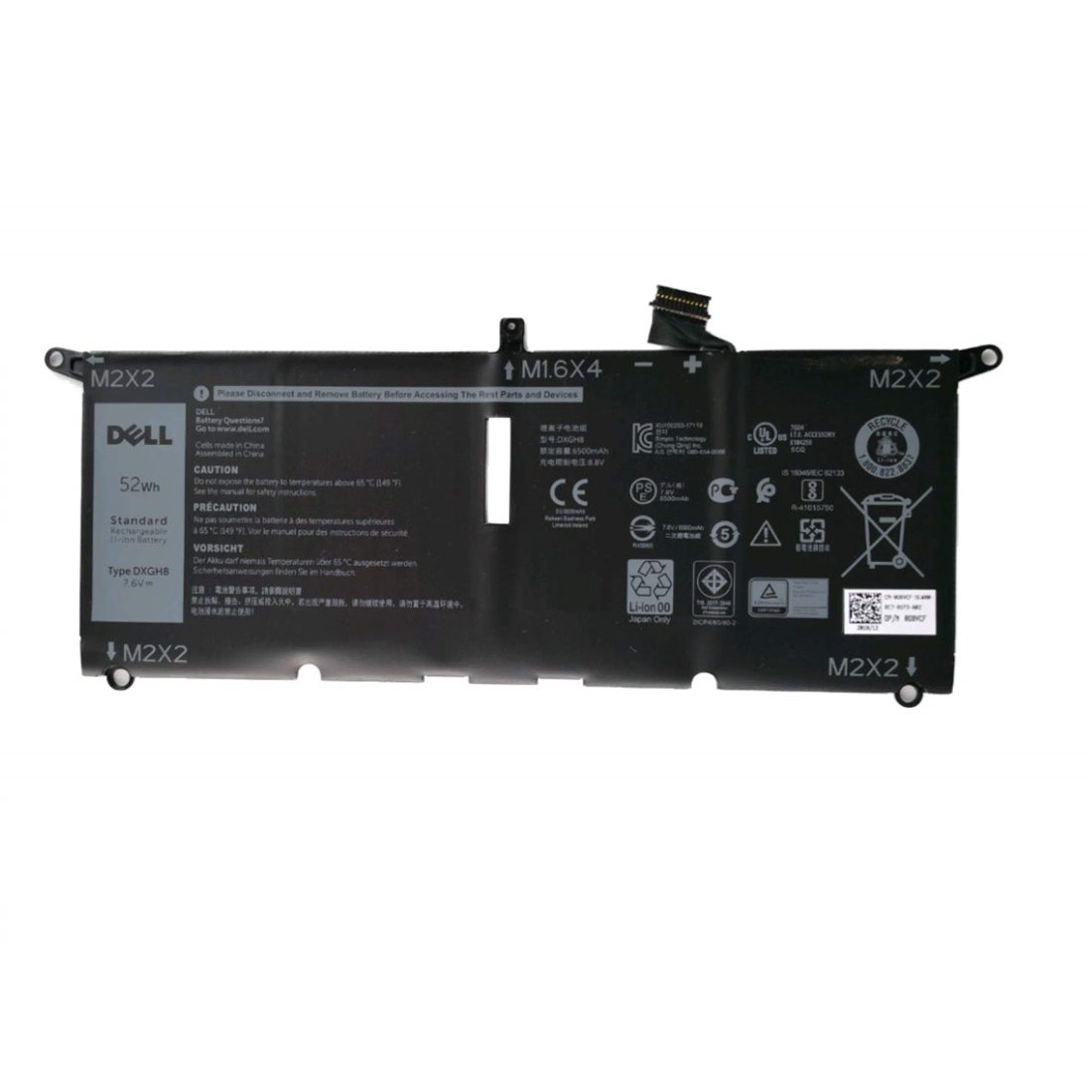 Bateria Original Dell Xps 13 9370 0H754V