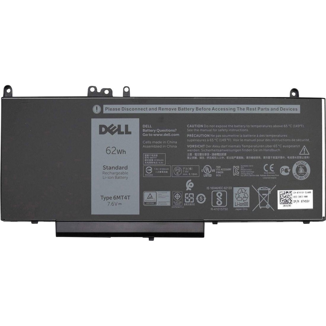 Bateria Original Dell E5470 64 Wh 6MT4T 1