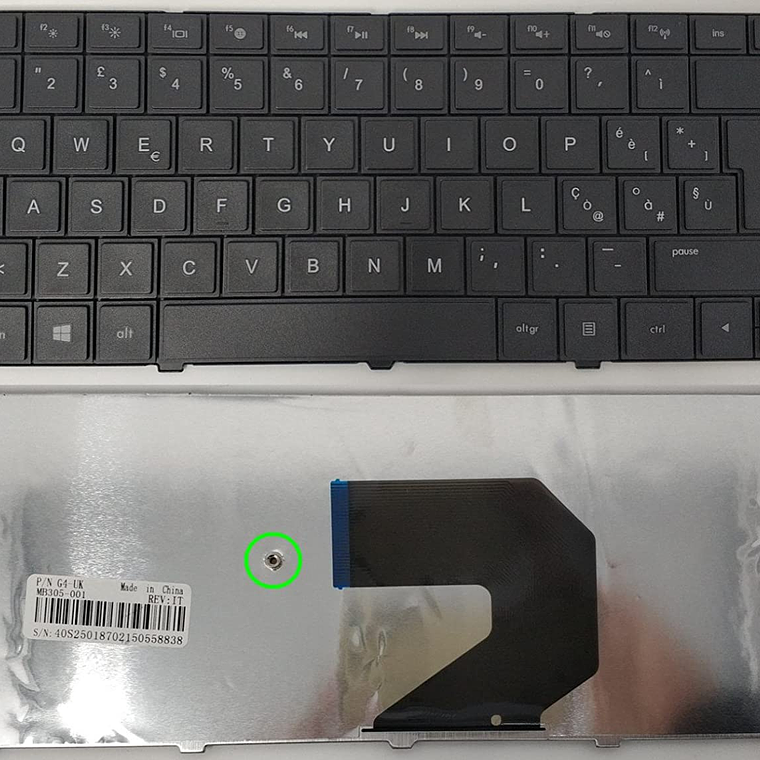 Keyboard Assembly (Latin America) 646125-161 1