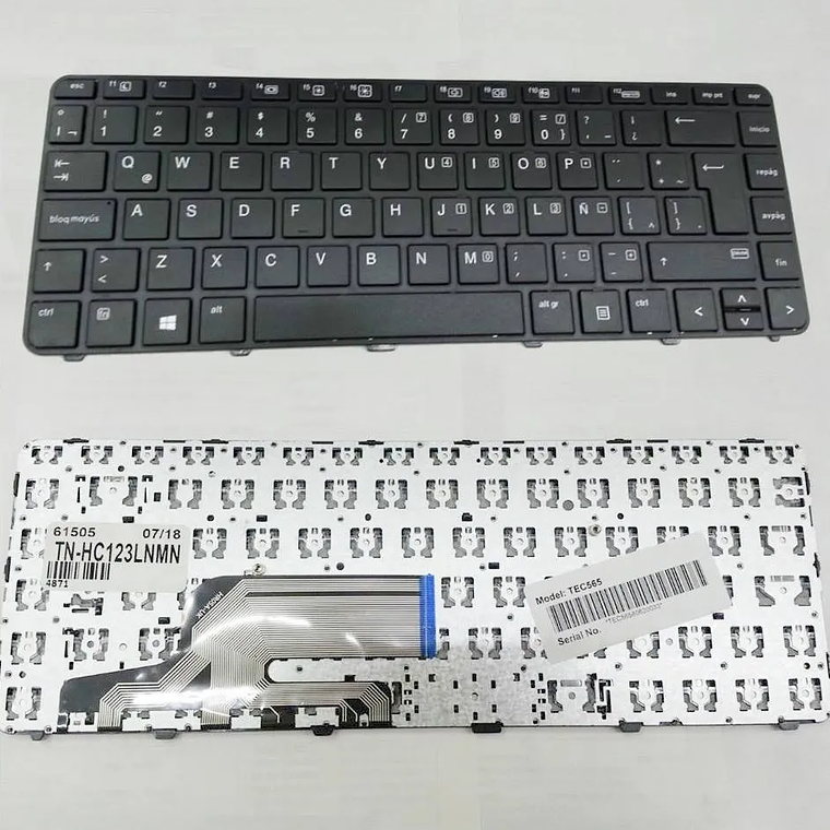 Teclado HP 450 G2 Español Retroil 826367-161 1