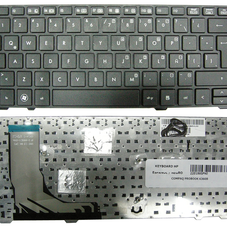 Teclado HP Probook 6360B Español  637045-161 1