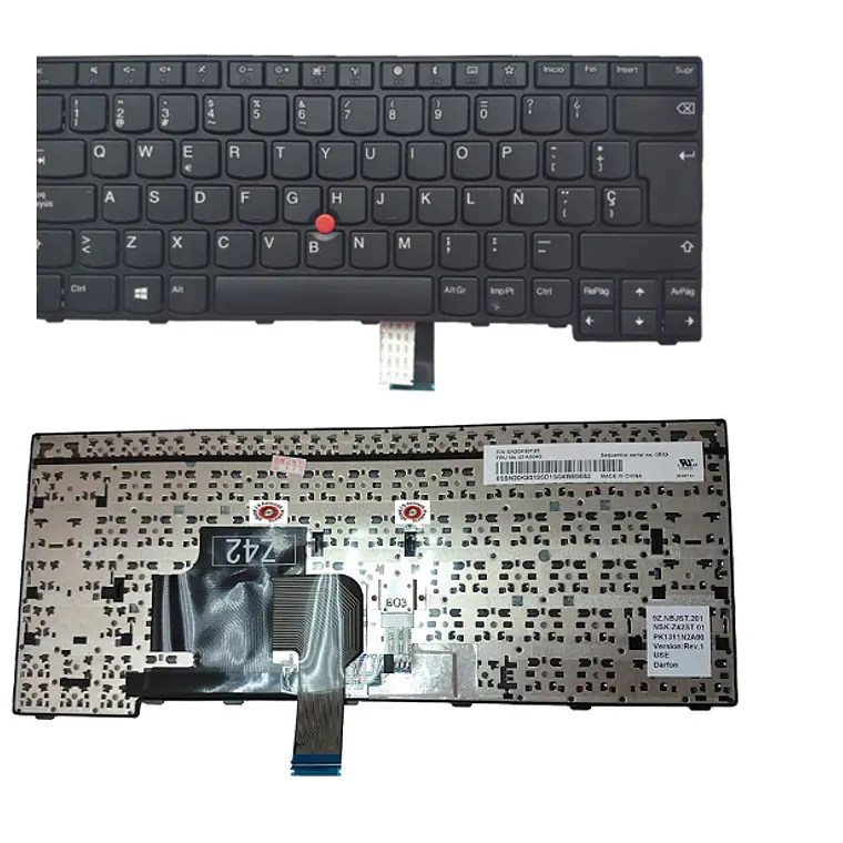 Teclado Lenovo Thinkpad E470 Espa 01AX090 1