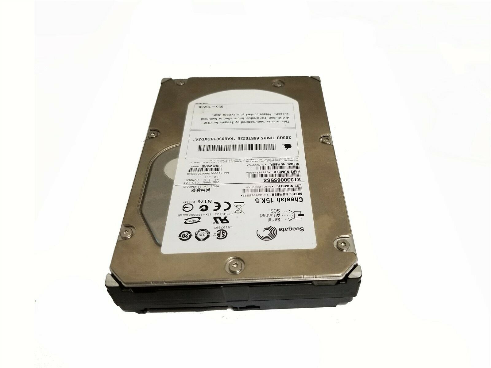 300 Gb 15K 3.5 3G Sp Sas Hdd S ST3300655SS 1