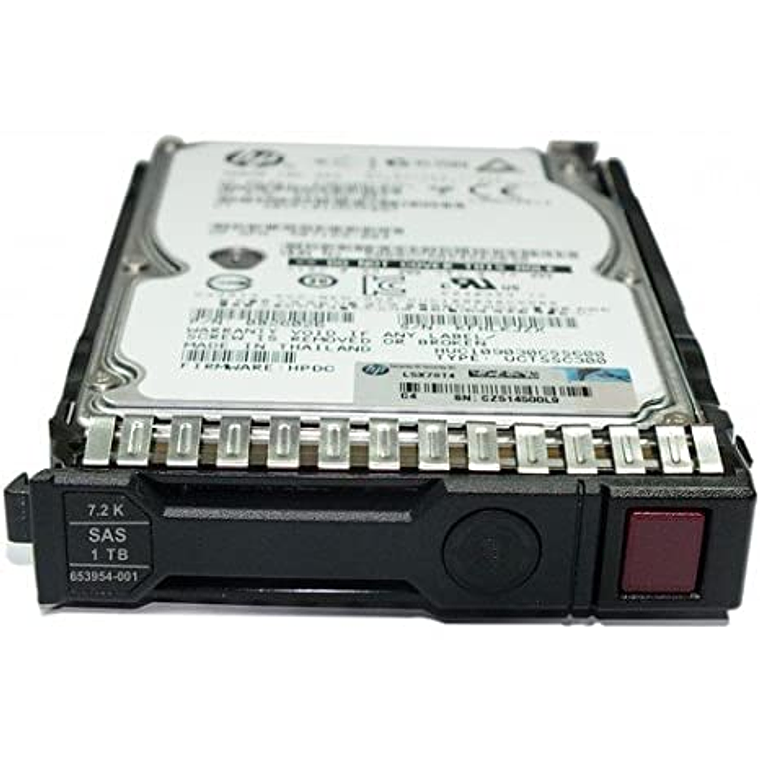 DISCO DURO HPE G8 G9 1TB 6G 7.2K 2.5 SAS 652749-B21 1