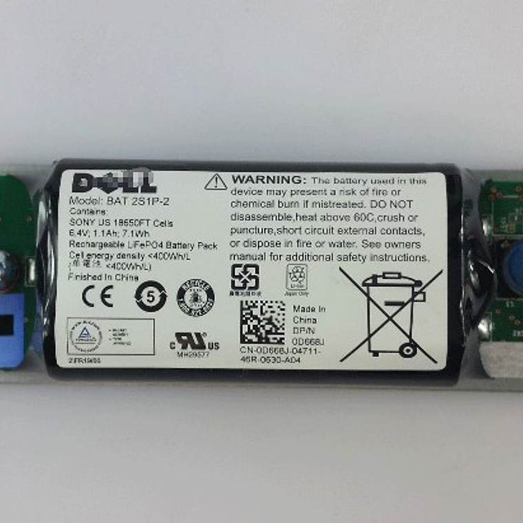 Controladora Dell (Battery Backup 0D668J 1