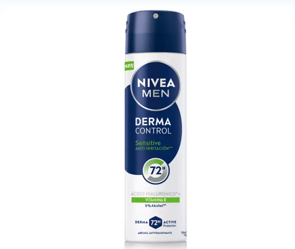Nivea Men Desodorante Derma Control Sensitive Spray 150ml 1