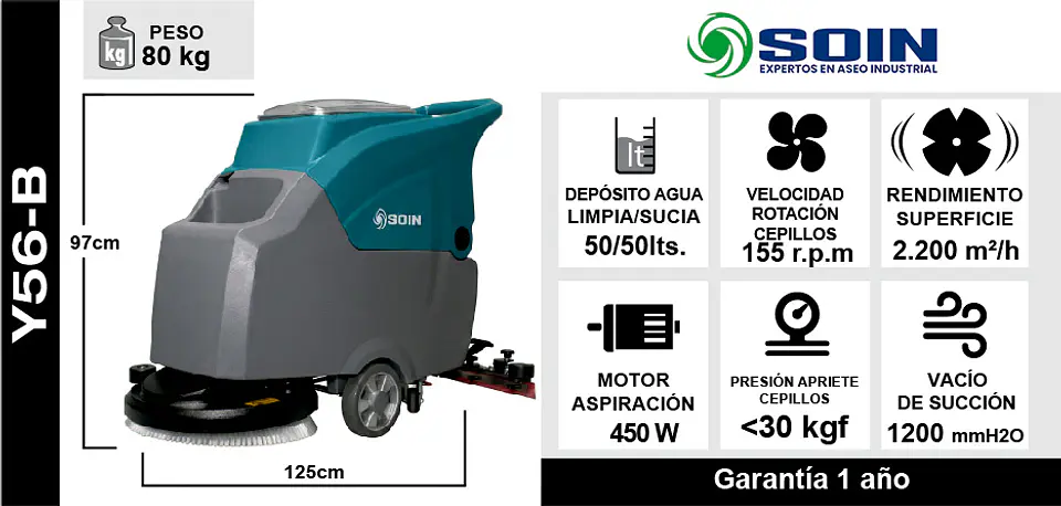 Vacuolavadora H/caminando Soin 6