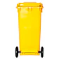 Contenedor De Basura 240l Amarillo - Miniatura 4